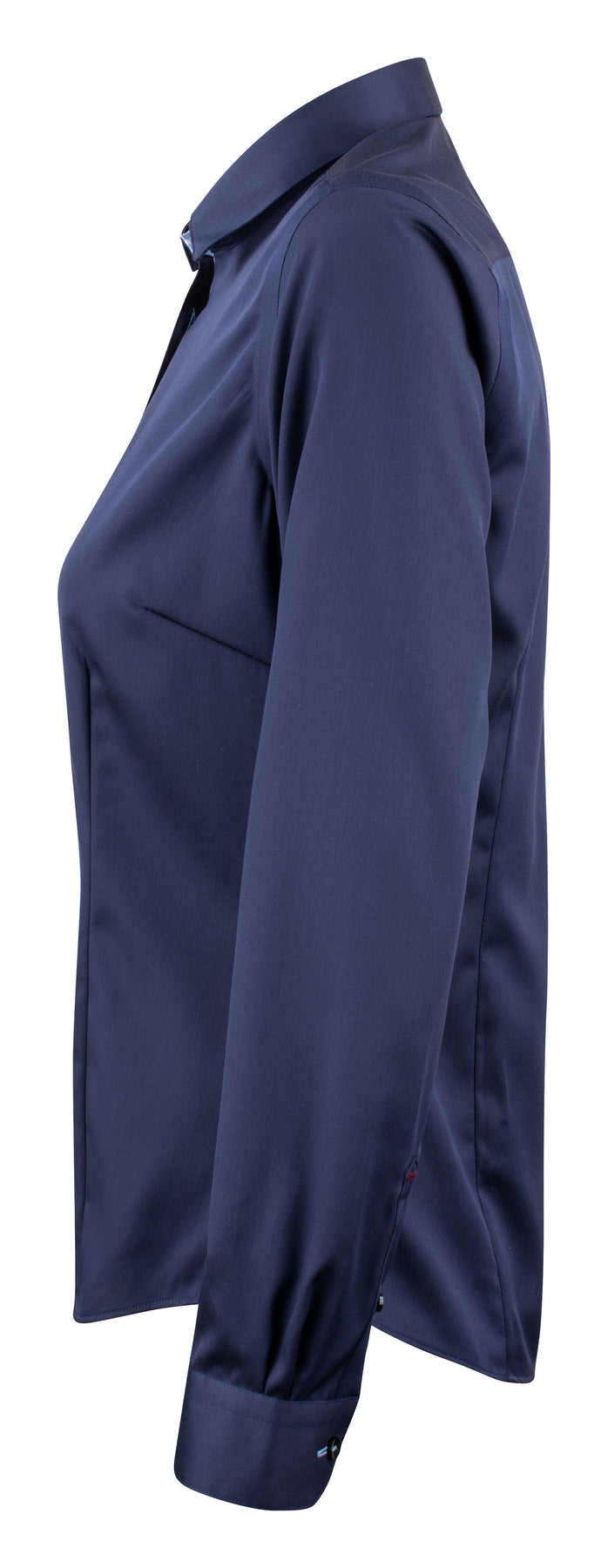 J.Harvest & Frost RB20 Twill Woman Marineblau/Himmelblau, Seitenansicht links