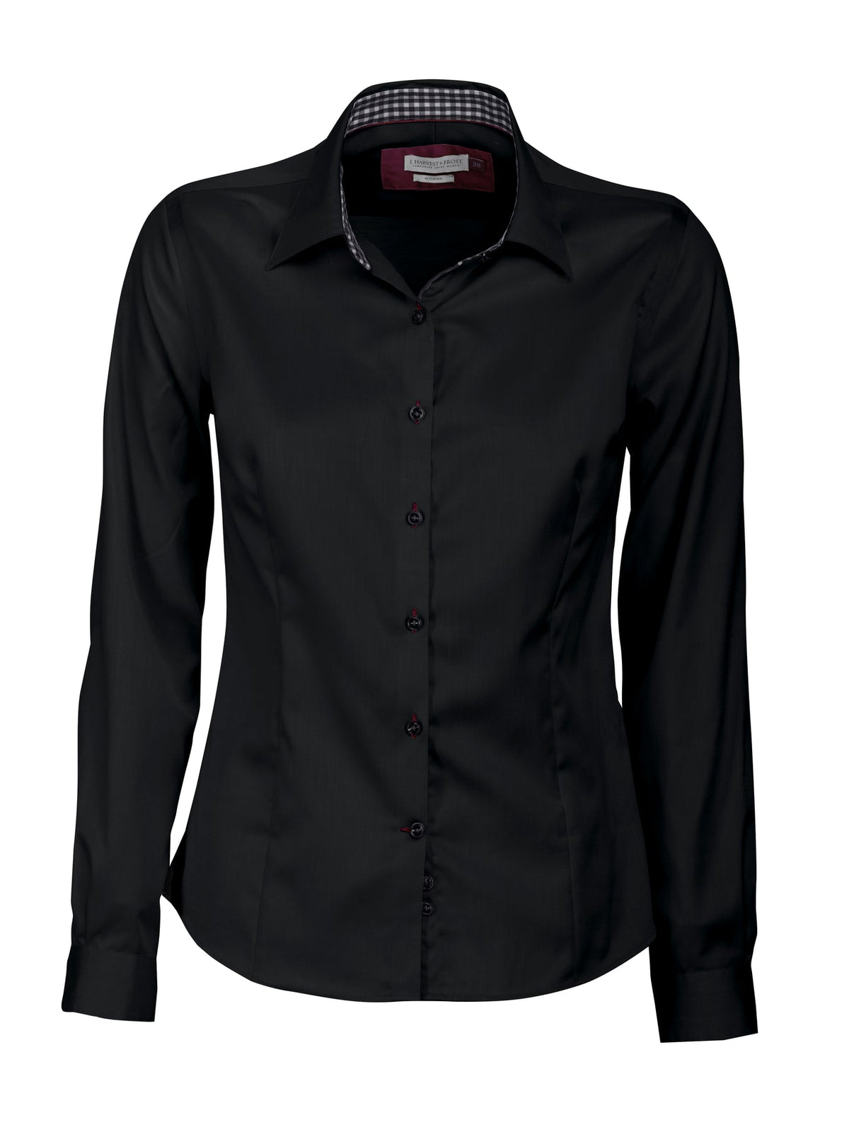 J.Harvest & Frost RB20 Twill Woman Schwarz/Rot, Produktansicht