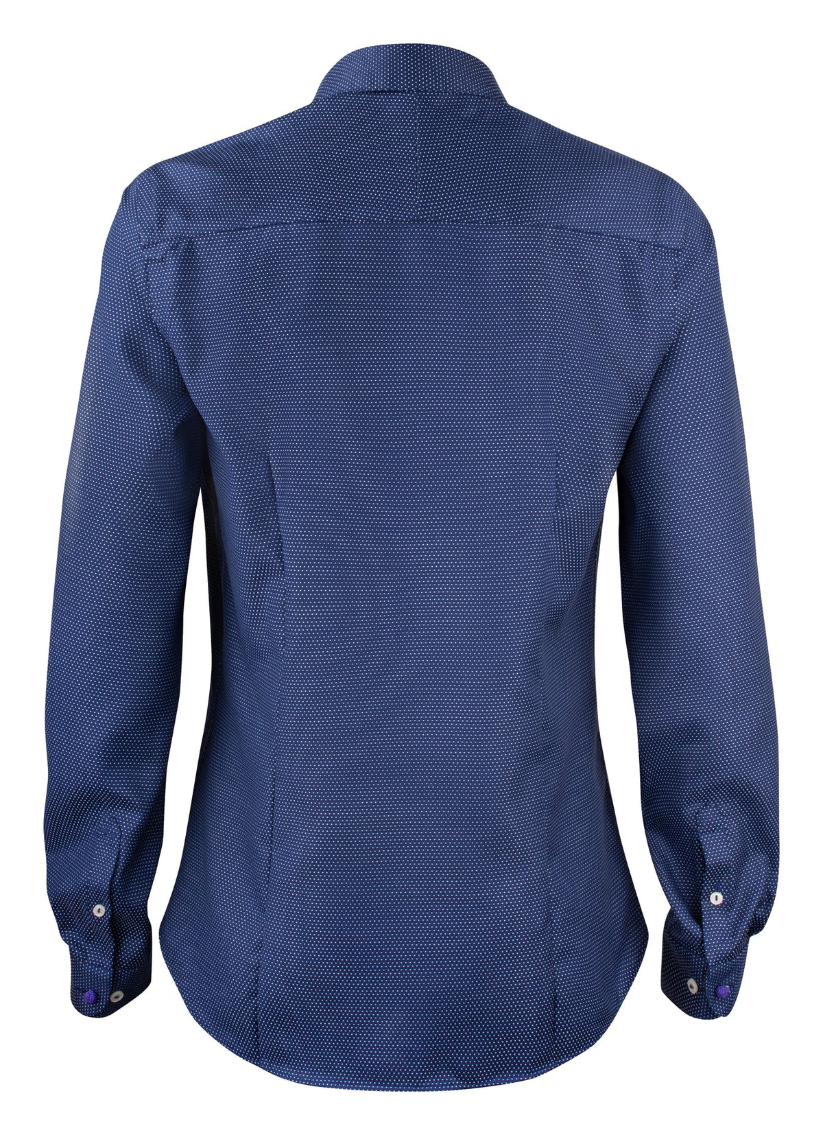 J.Harvest & Frost PB49 Jacquard Woman Marineblau/Weiss gepunktet, Rückansicht