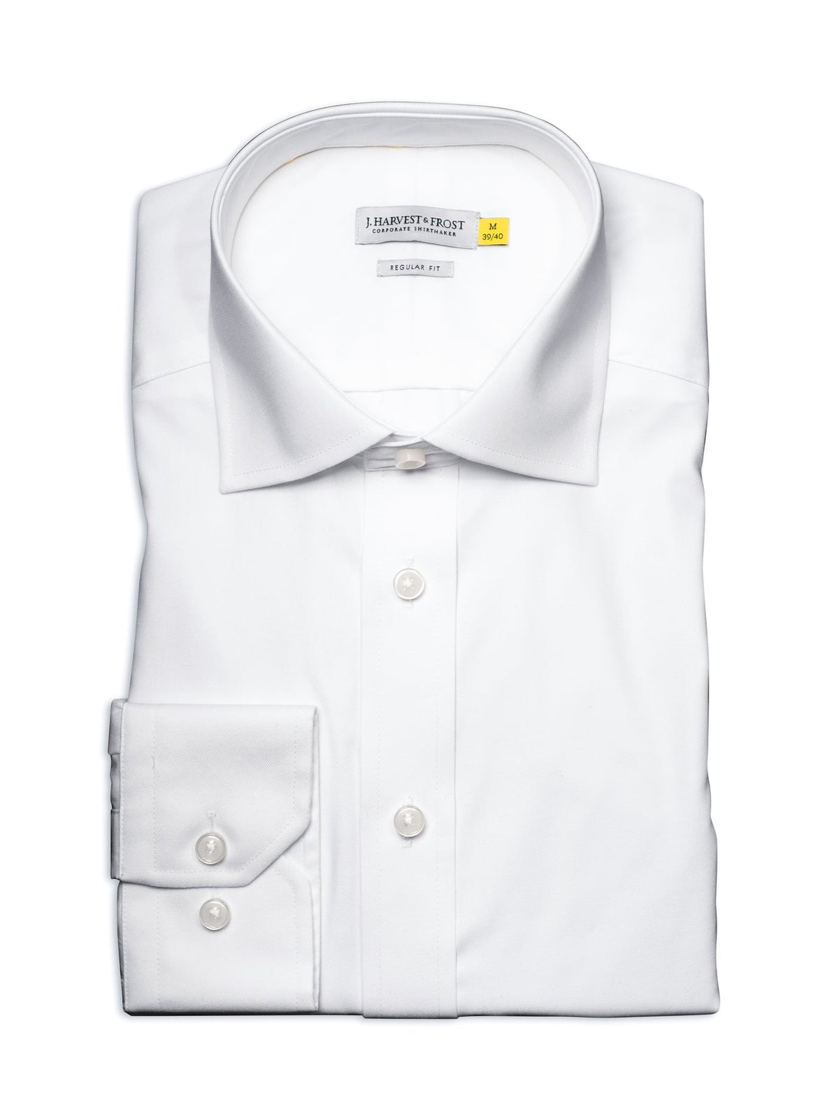J.Harvest & Frost YB50 Twill Regular Weiss, Produktansicht