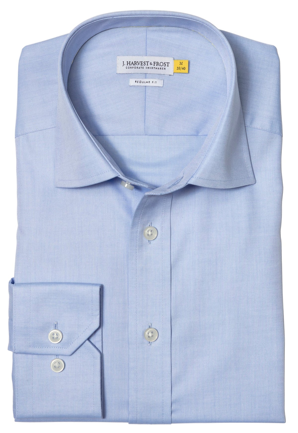 J.Harvest & Frost YB50 Twill Regular Himmelblau, Detailansicht