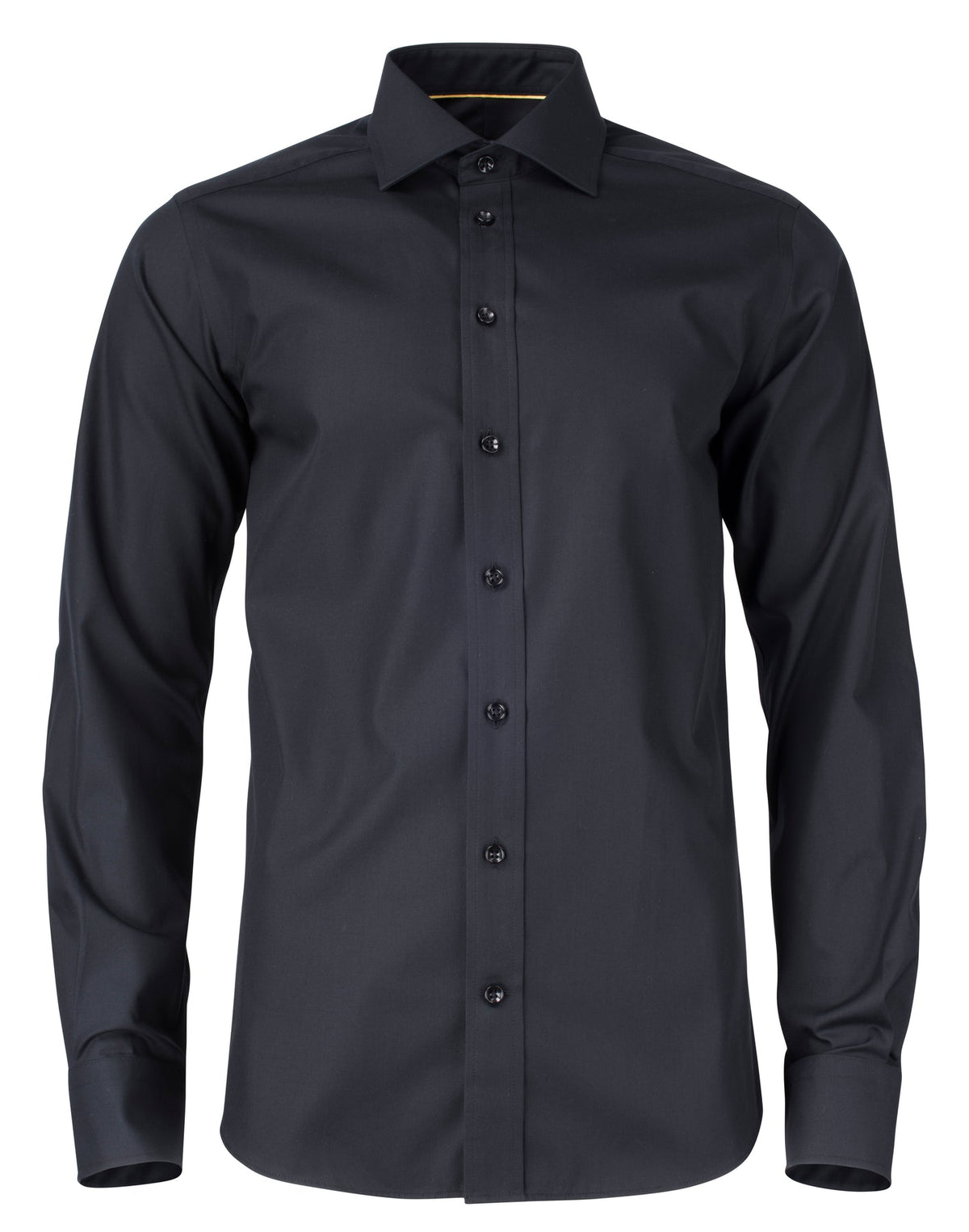 J.Harvest & Frost YB50 Twill Regular Schwarz, Vorderansicht