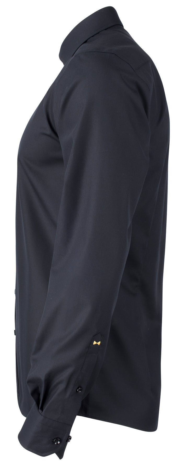 J.Harvest & Frost YB50 Twill Regular Schwarz, Seitenansicht links