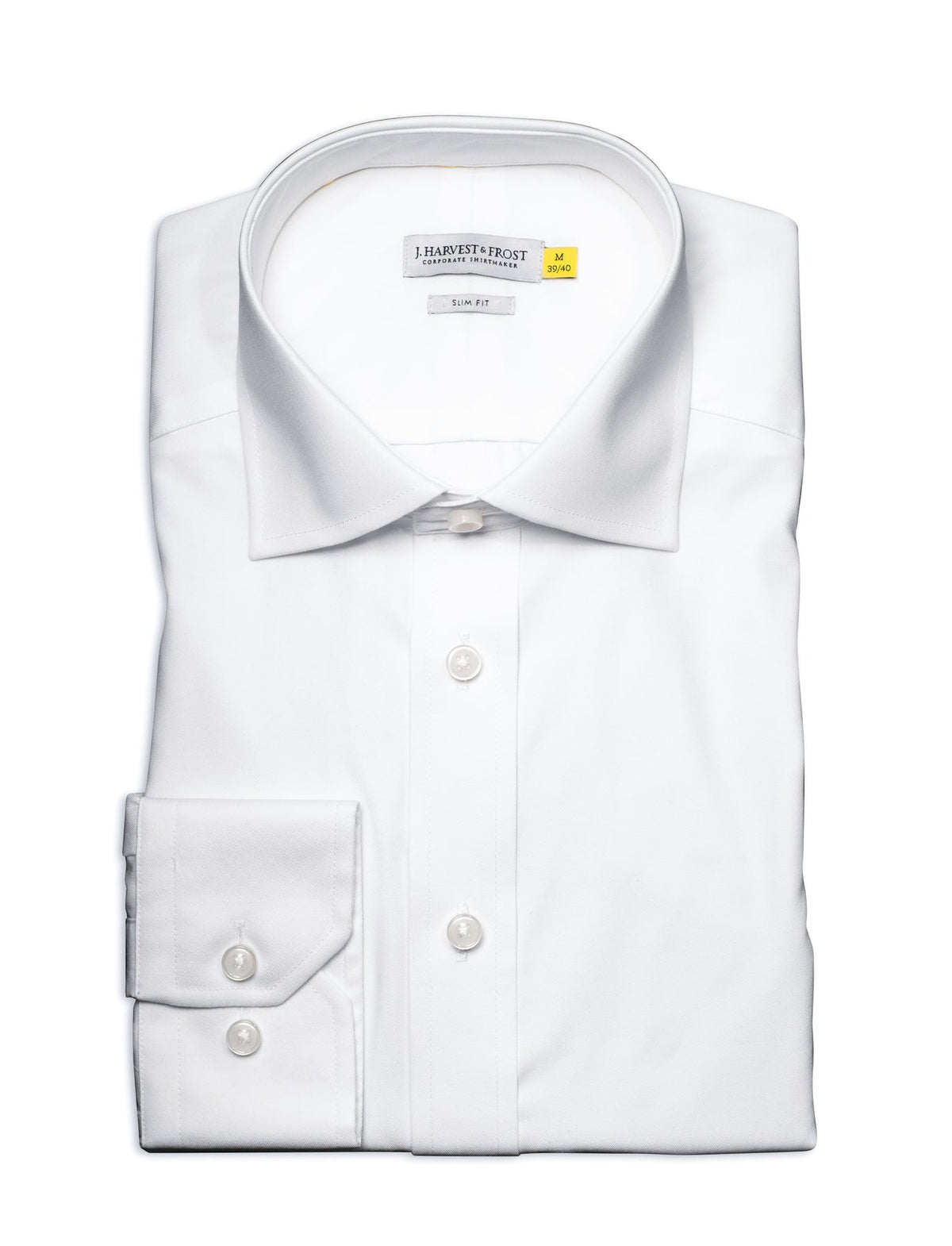 J.Harvest & Frost YB50 Twill Slim Weiss, Produktansicht
