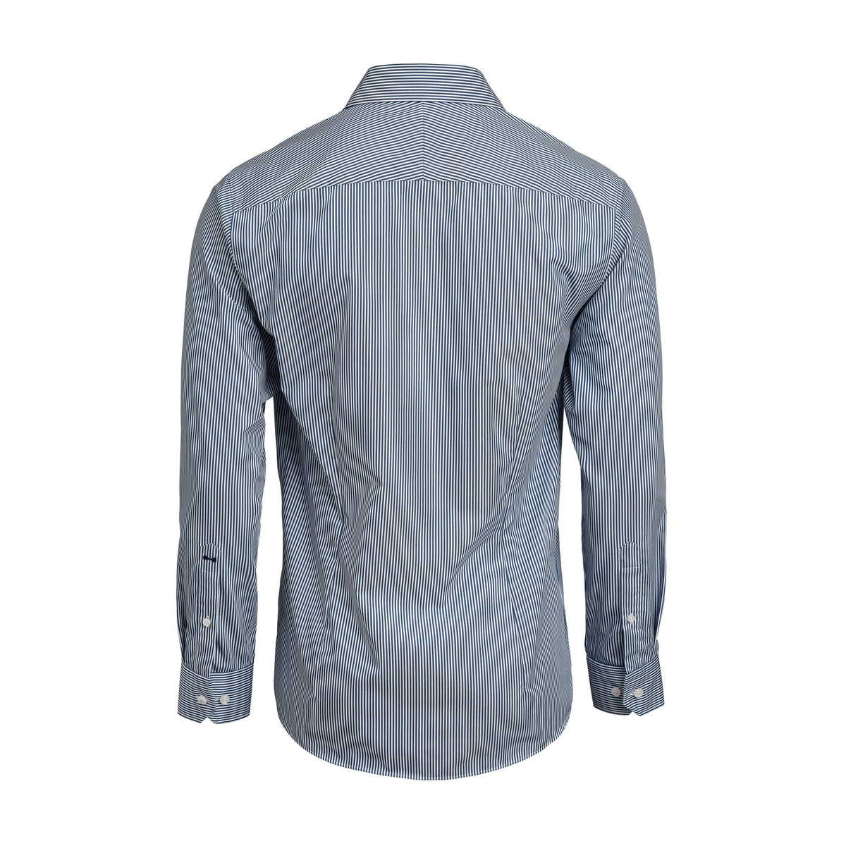 J.Harvest & Frost YB50 Twill Slim Marineblau gestreift, Rückansicht
