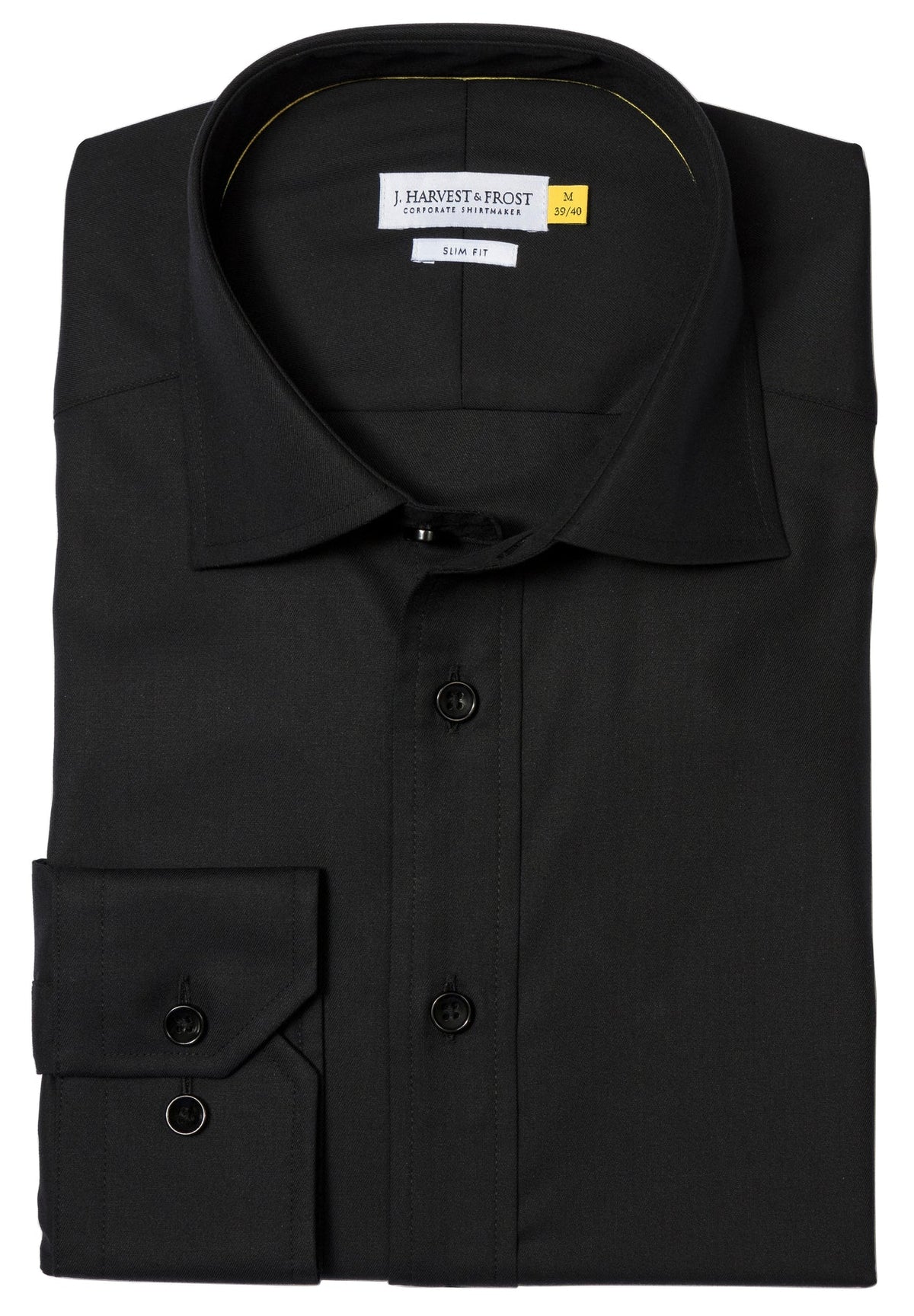 J.Harvest & Frost YB50 Twill Slim Schwarz, Detailansicht