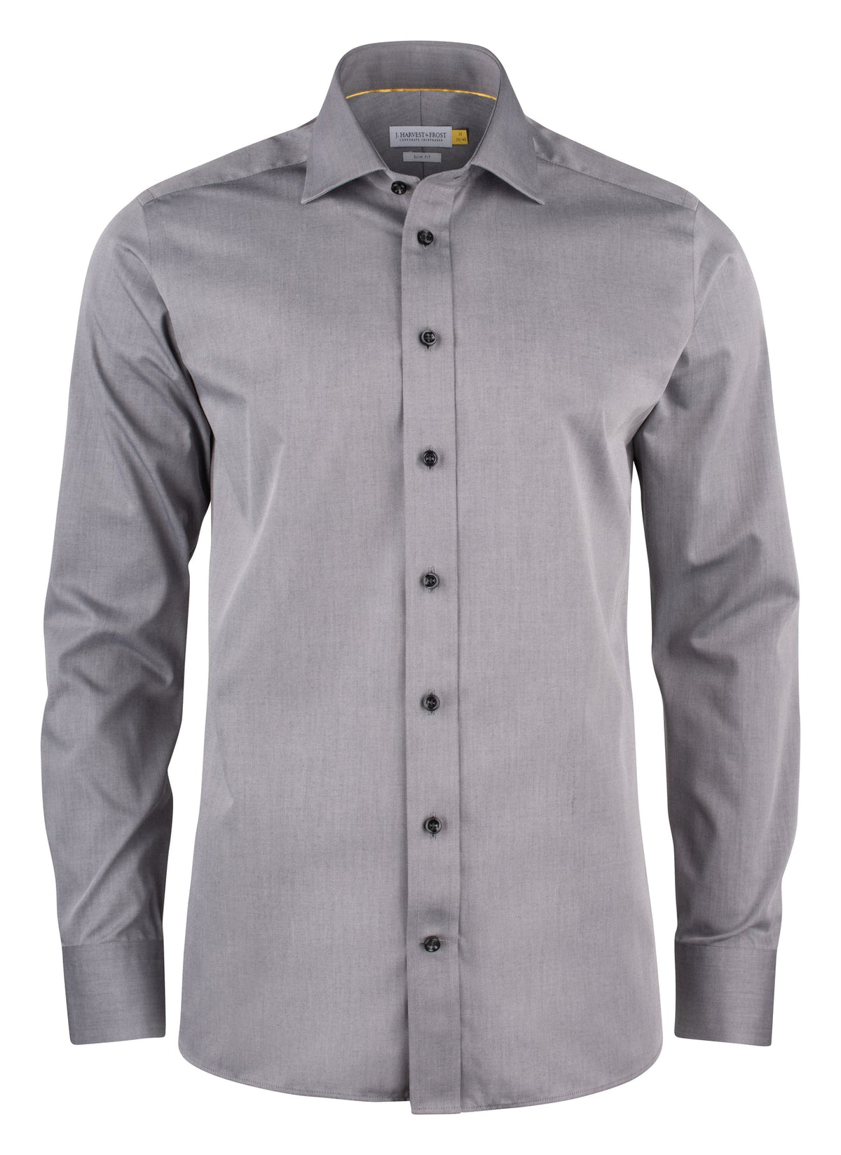 J.Harvest & Frost YB50 Twill Slim Grau, Vorderansicht