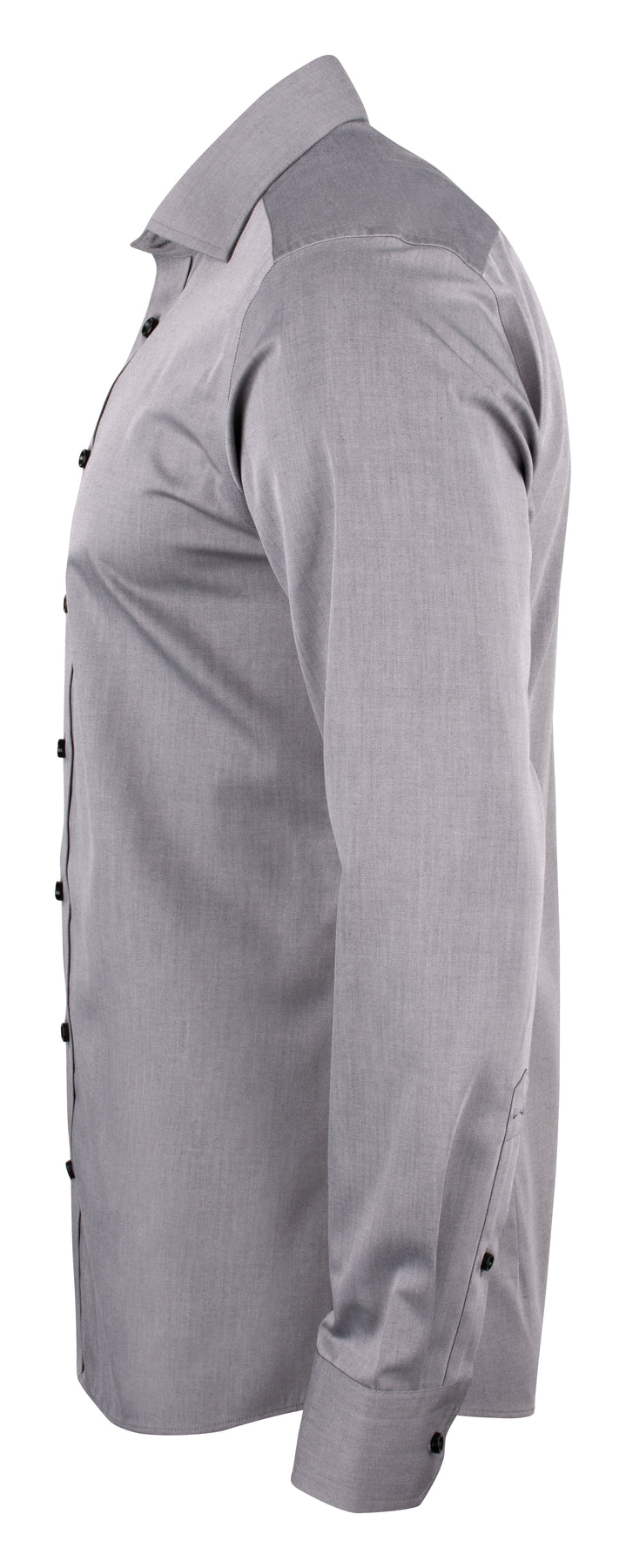 J.Harvest & Frost YB50 Twill Slim Grau, Seitenansicht links