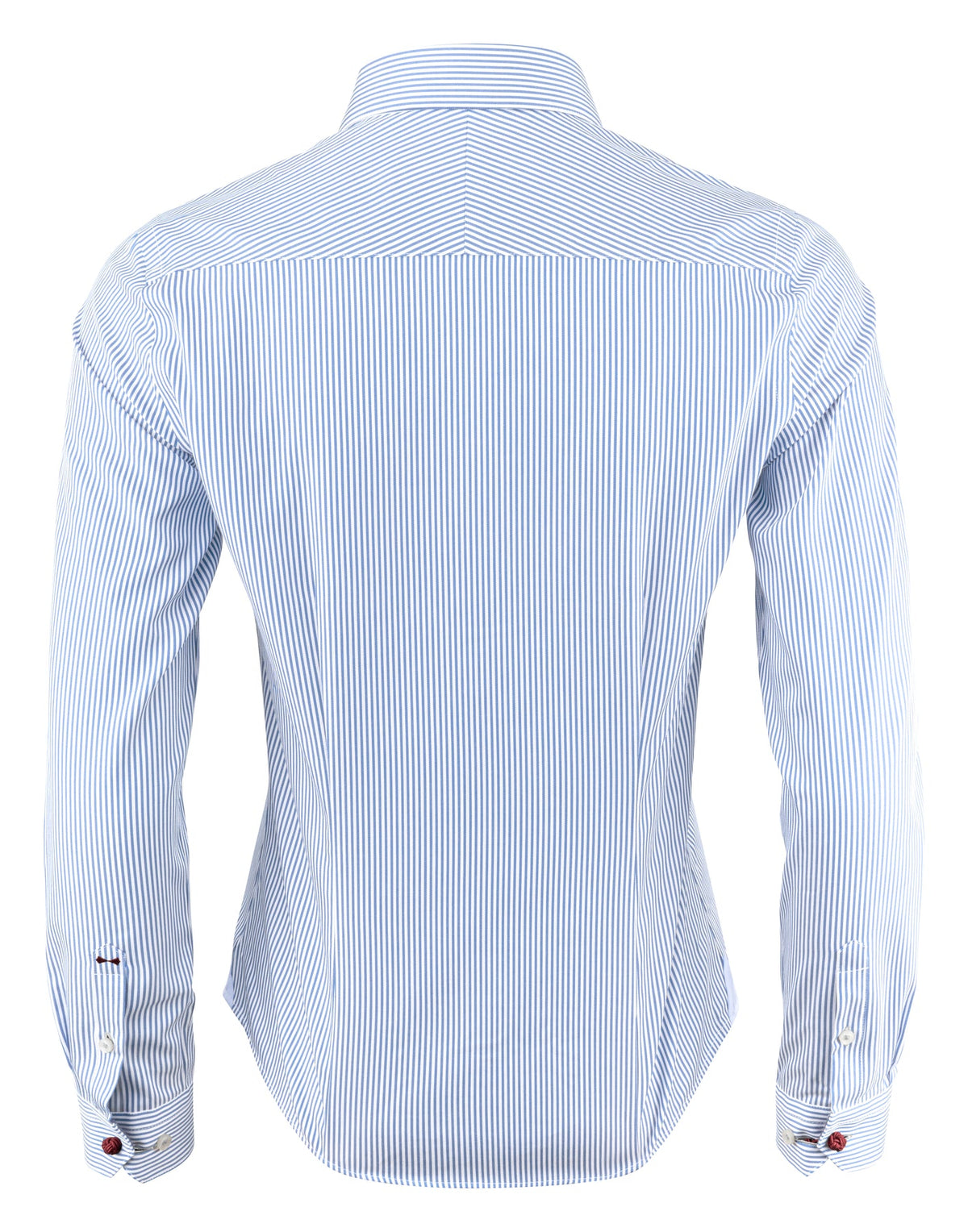 J.Harvest & Frost YB50 Twill Woman Hellblau gestreift, Rückansicht