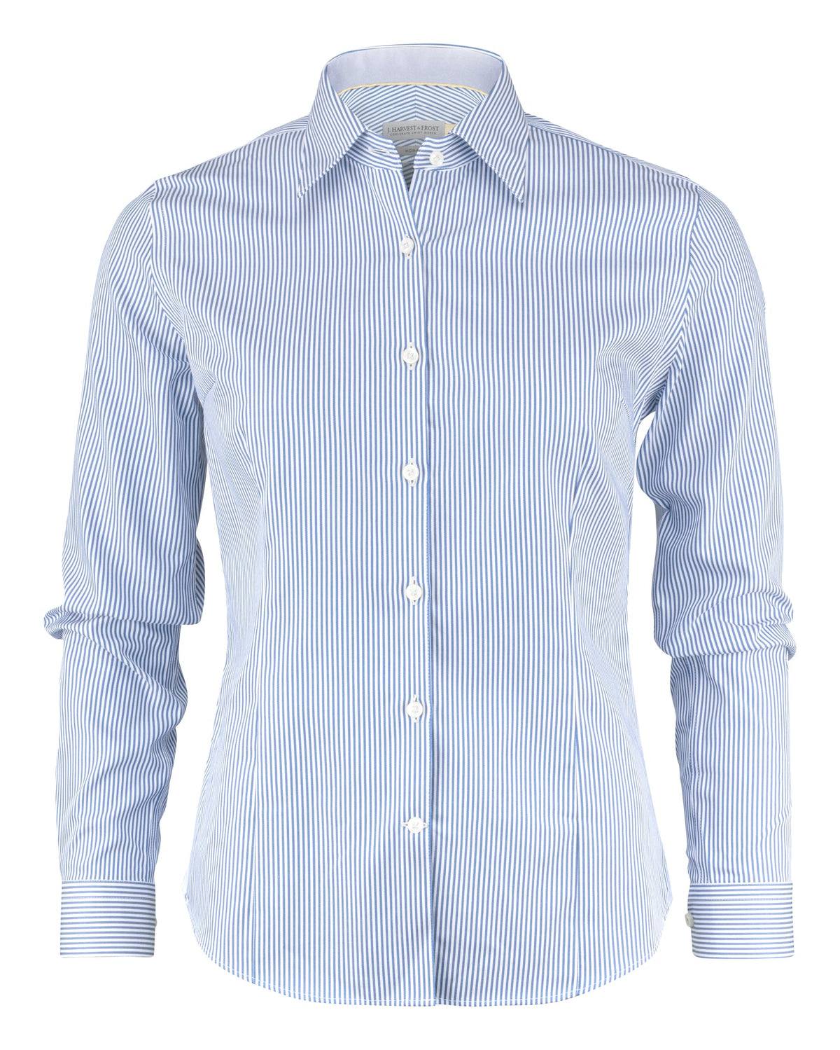 J.Harvest & Frost YB50 Twill Woman Hellblau gestreift, Vorderansicht