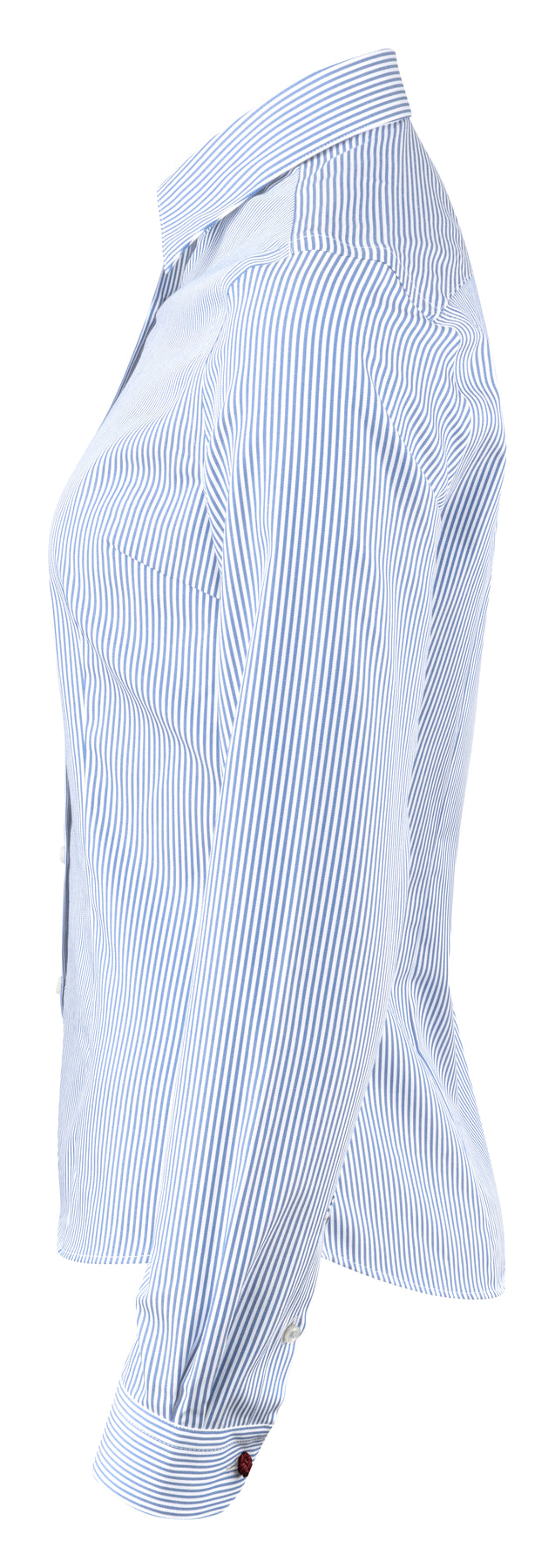 J.Harvest & Frost YB50 Twill Woman Hellblau gestreift, Seitenansicht links