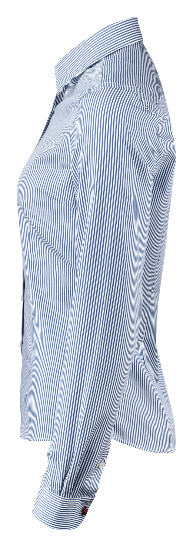 J.Harvest & Frost YB50 Twill Woman Marineblau gestreift, Seitenansicht links