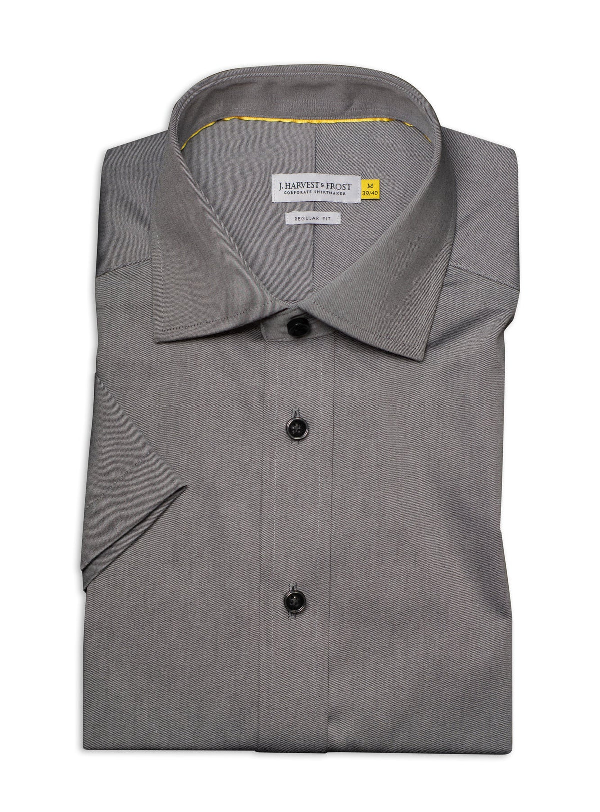 J.Harvest & Frost YB50 Twill S/S Regular Grau, Produktansicht