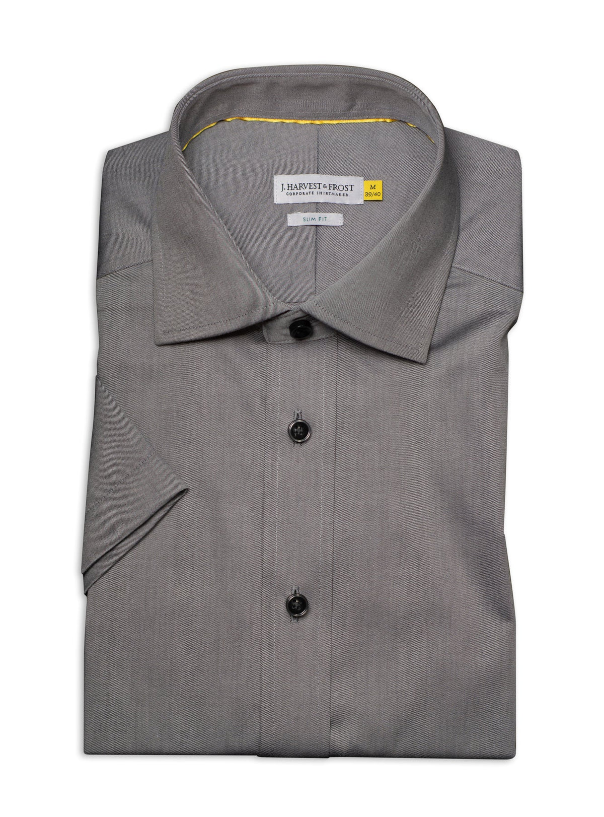 J.Harvest & Frost YB50 Twill S/S Slim Grau, Produktansicht