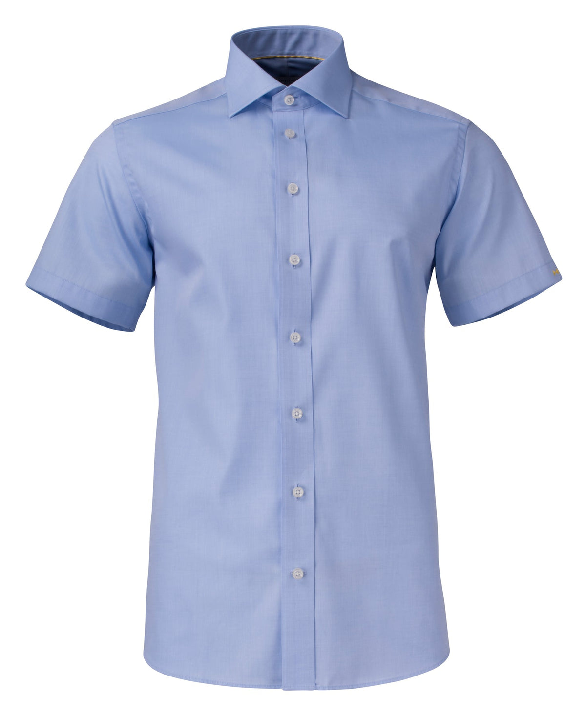 J.Harvest & Frost YB50 Twill S/S Slim Himmelblau, Vorderansicht