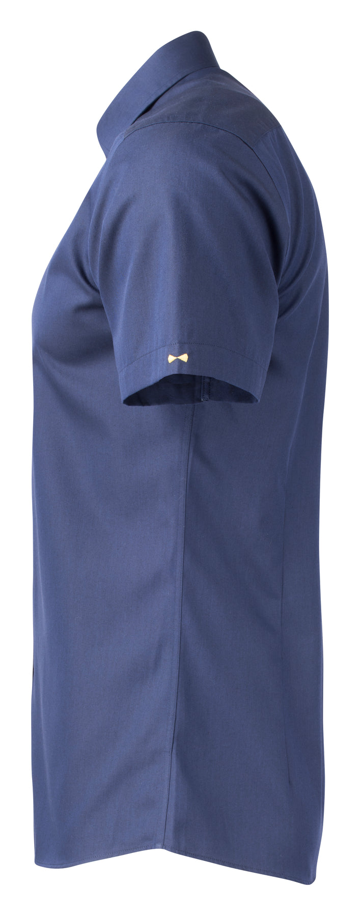 J.Harvest & Frost YB50 Twill S/S Slim Marineblau, Seitenansicht links