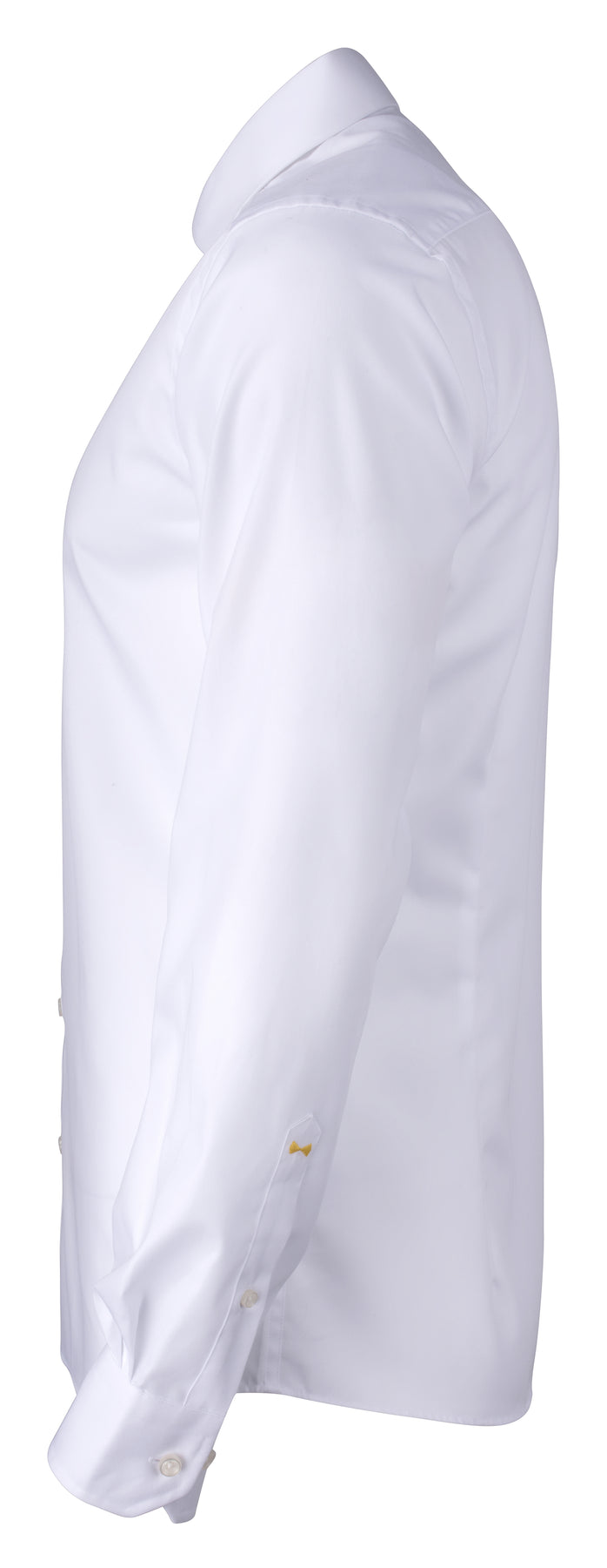 J.Harvest & Frost YB50 Twill Extra Long Slim Fit Weiss, Seitenansicht links