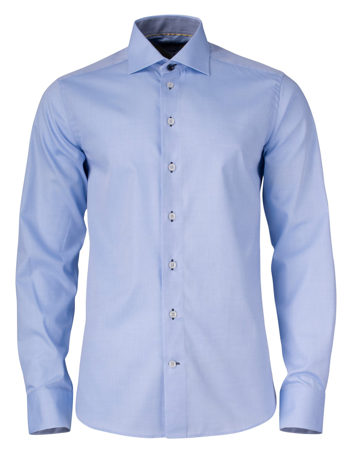 J.Harvest & Frost YB51 Twill Regular Himmelblau/Marineblau, Vorderansicht