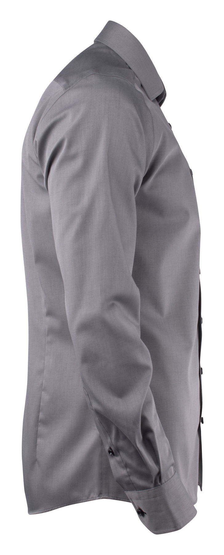 J.Harvest & Frost YB51 Twill Slim Grau/Schwarz, Seitenansicht rechts