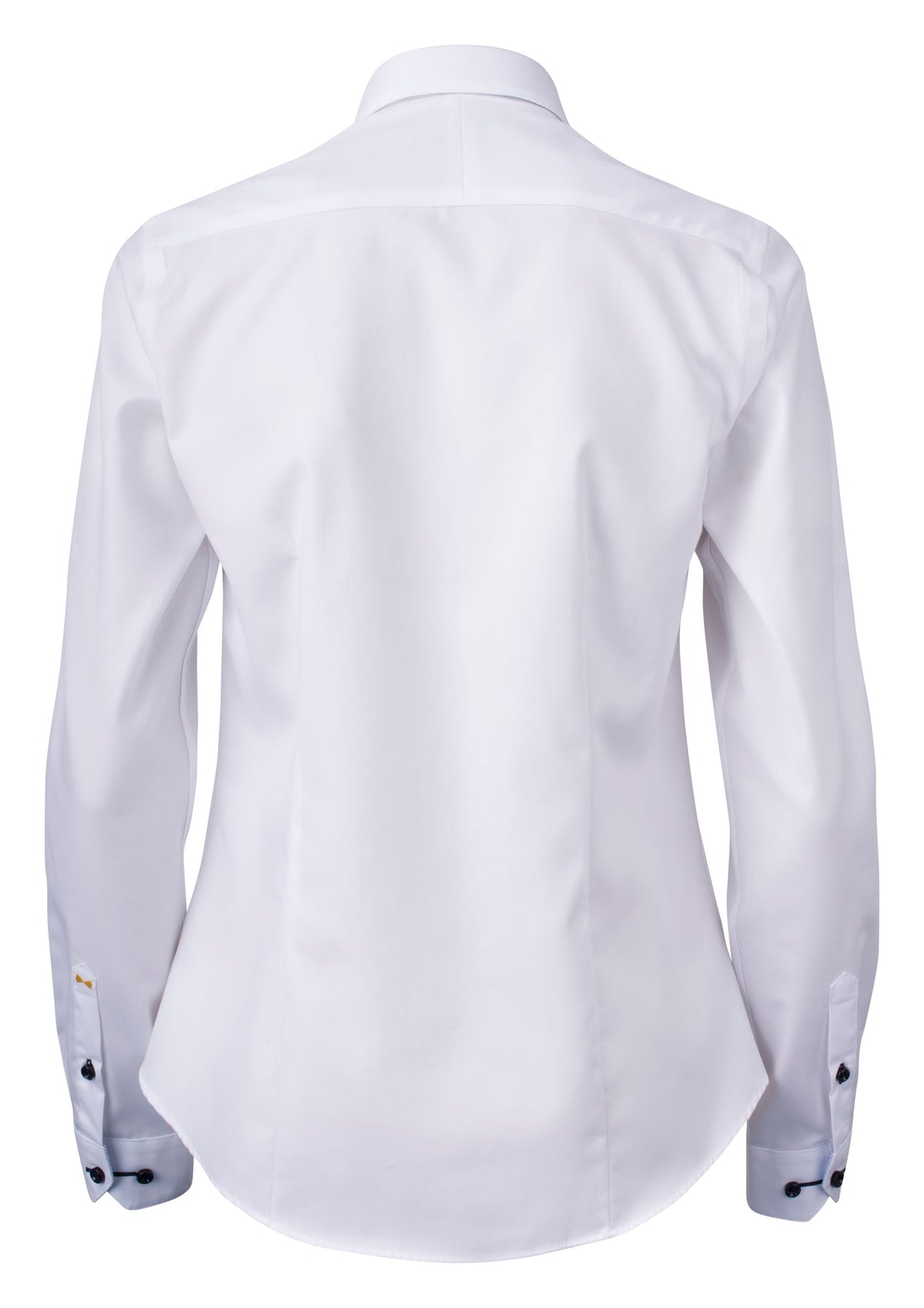 J.Harvest & Frost YB51 Twill Woman Weiss/Himmelblau, Rückansicht