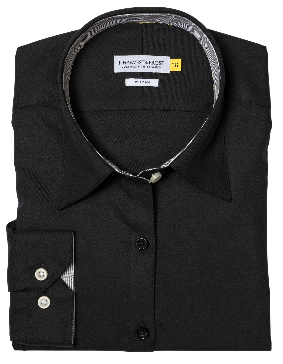 J.Harvest & Frost YB51 Twill Woman Schwarz, Detailansicht