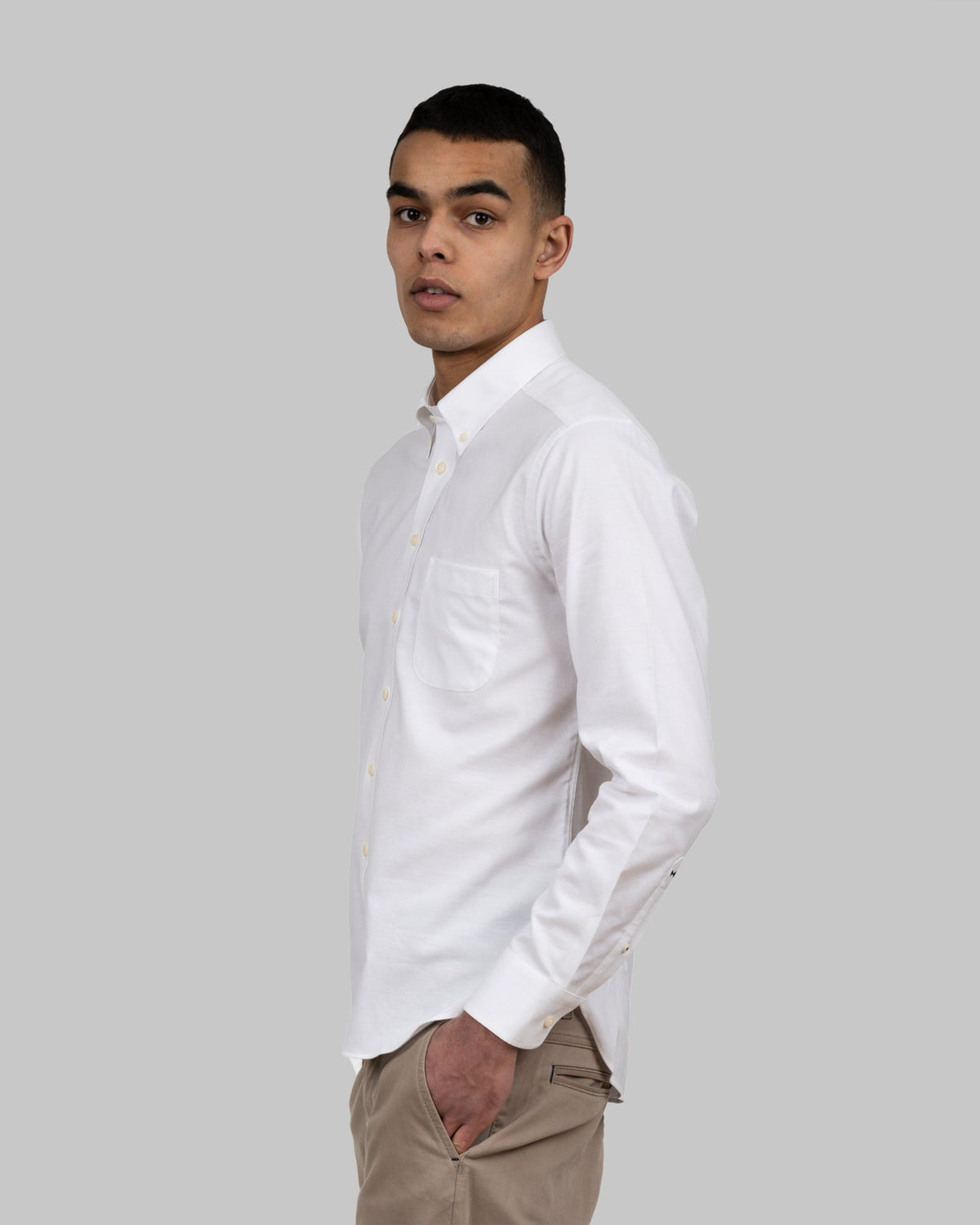 J.Harvest & Frost YB54 Oxford Slim Weiss, Produktansicht