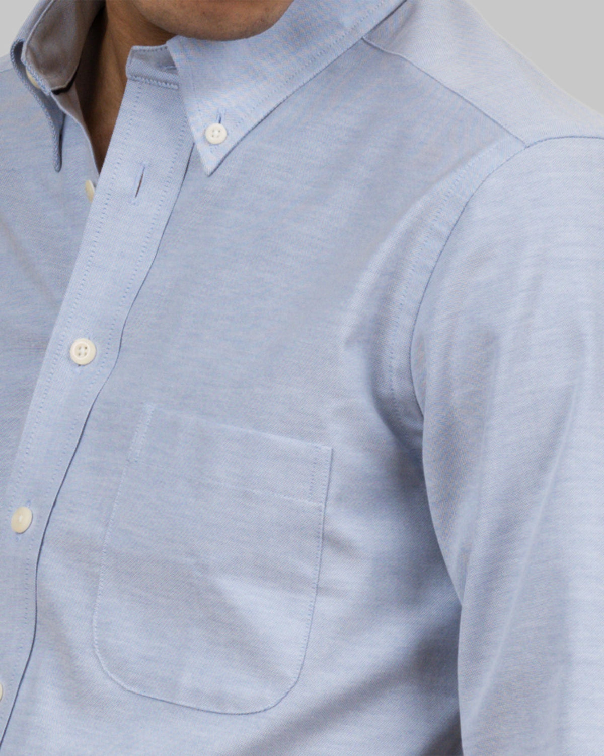 J.Harvest & Frost YB54 Oxford Slim Himmelblau, Produktansicht