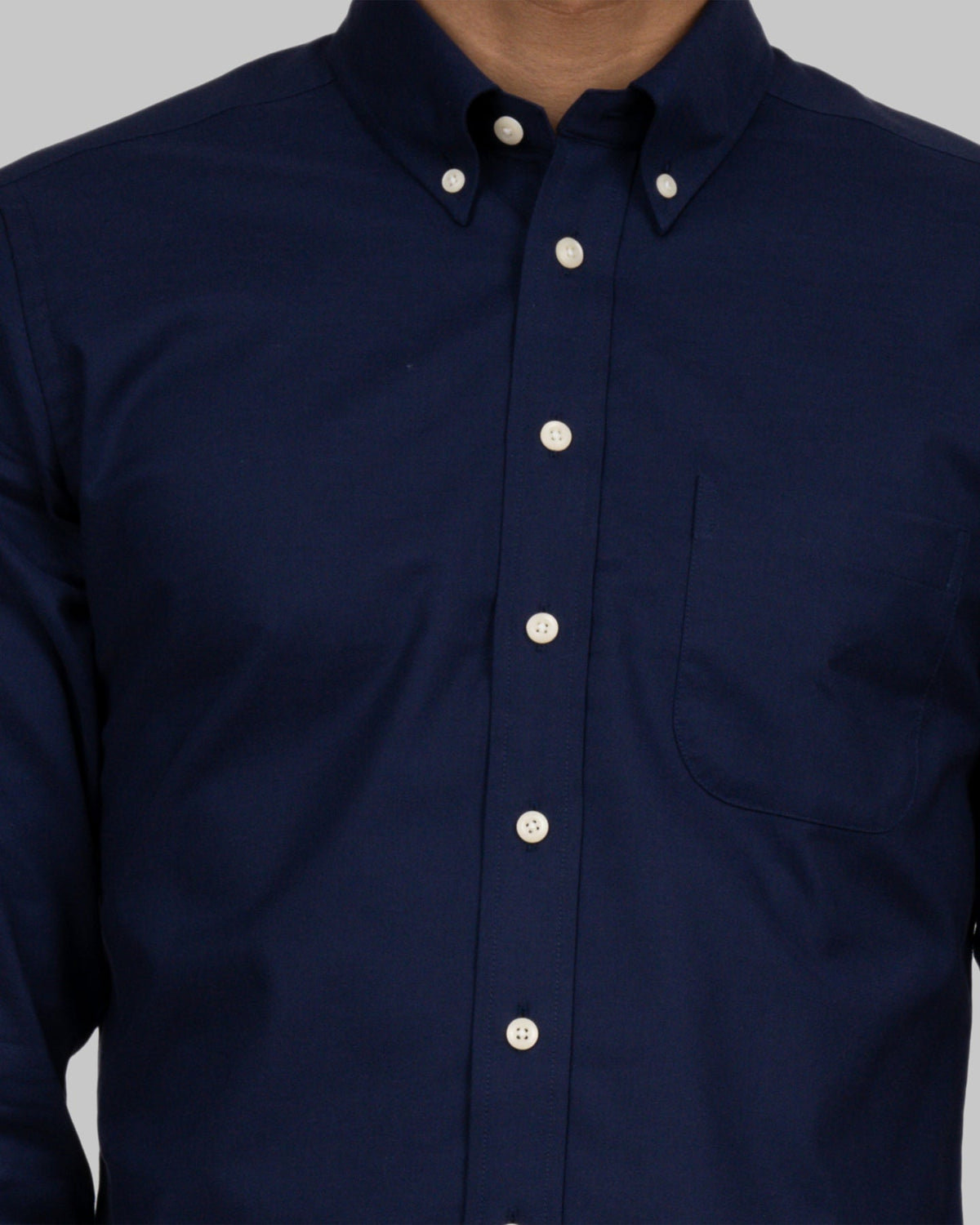 J.Harvest & Frost YB54 Oxford Slim Marineblau, Produktansicht