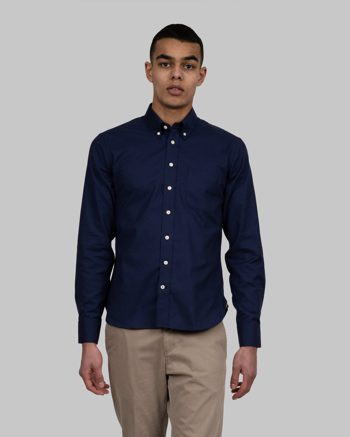 J.Harvest & Frost YB54 Oxford Slim Marineblau, Produktansicht