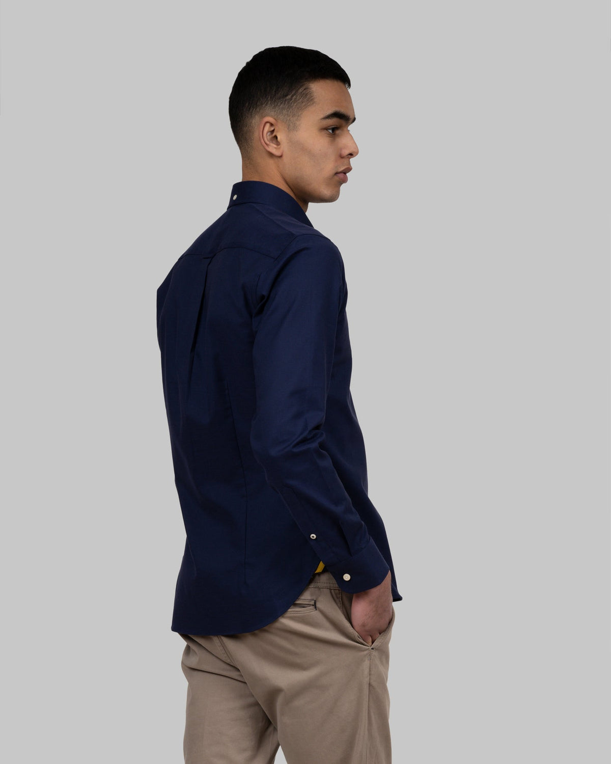 J.Harvest & Frost YB54 Oxford Slim Marineblau, Produktansicht