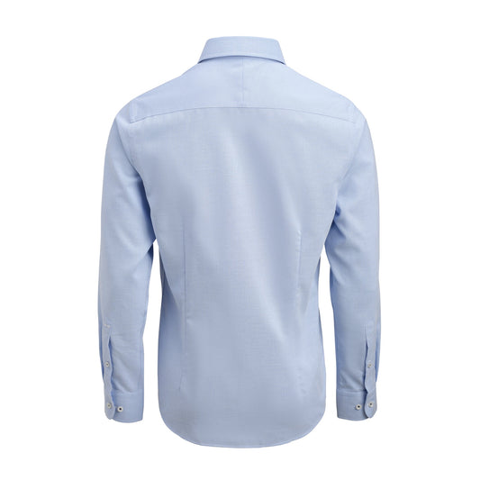 J.Harvest & Frost YB55 Jacquard Regular Himmelblau, Rückansicht