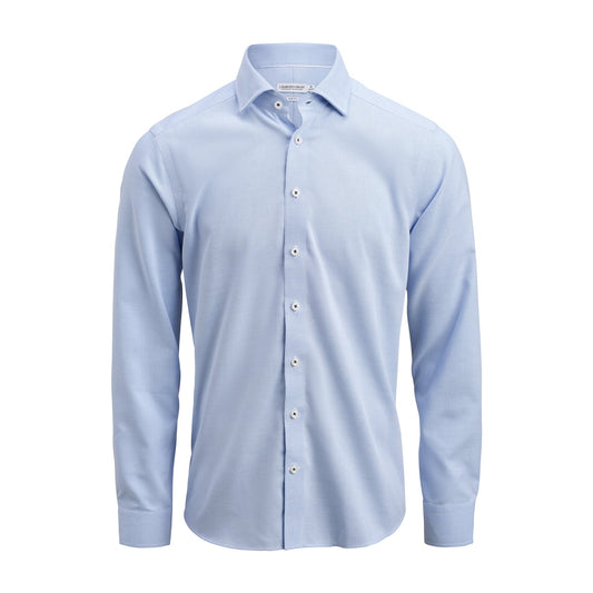 J.Harvest & Frost YB55 Jacquard Regular Himmelblau, Vorderansicht