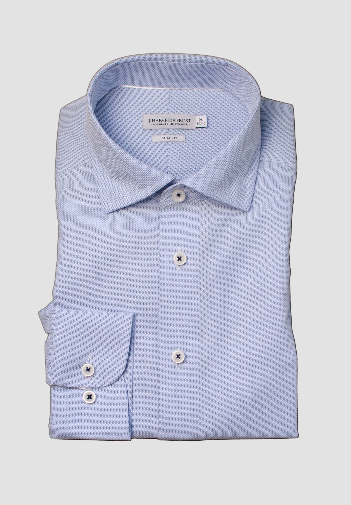 J.Harvest & Frost YB55 Jacquard Slim Himmelblau, Produktansicht