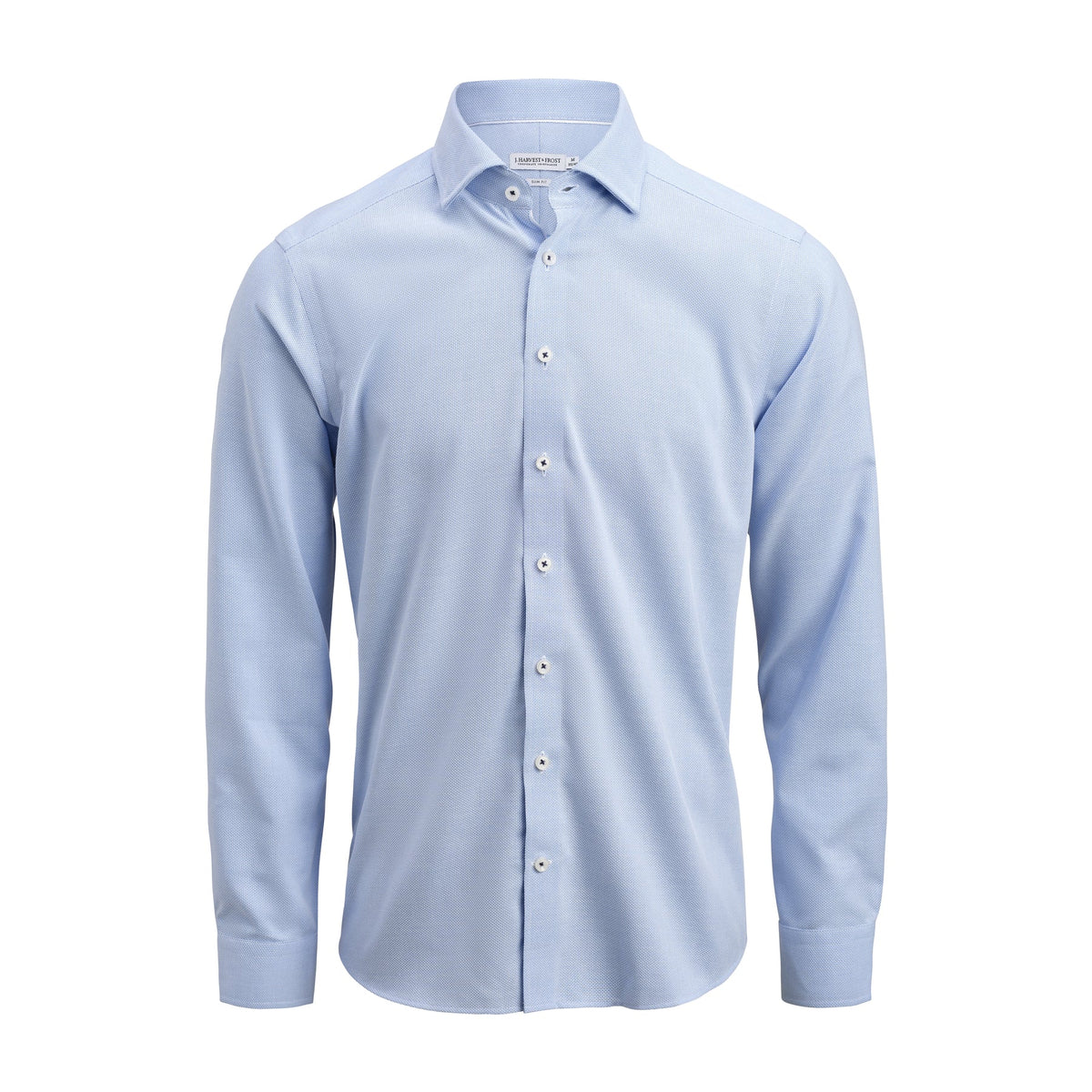 J.Harvest & Frost YB55 Jacquard Slim Himmelblau, Vorderansicht