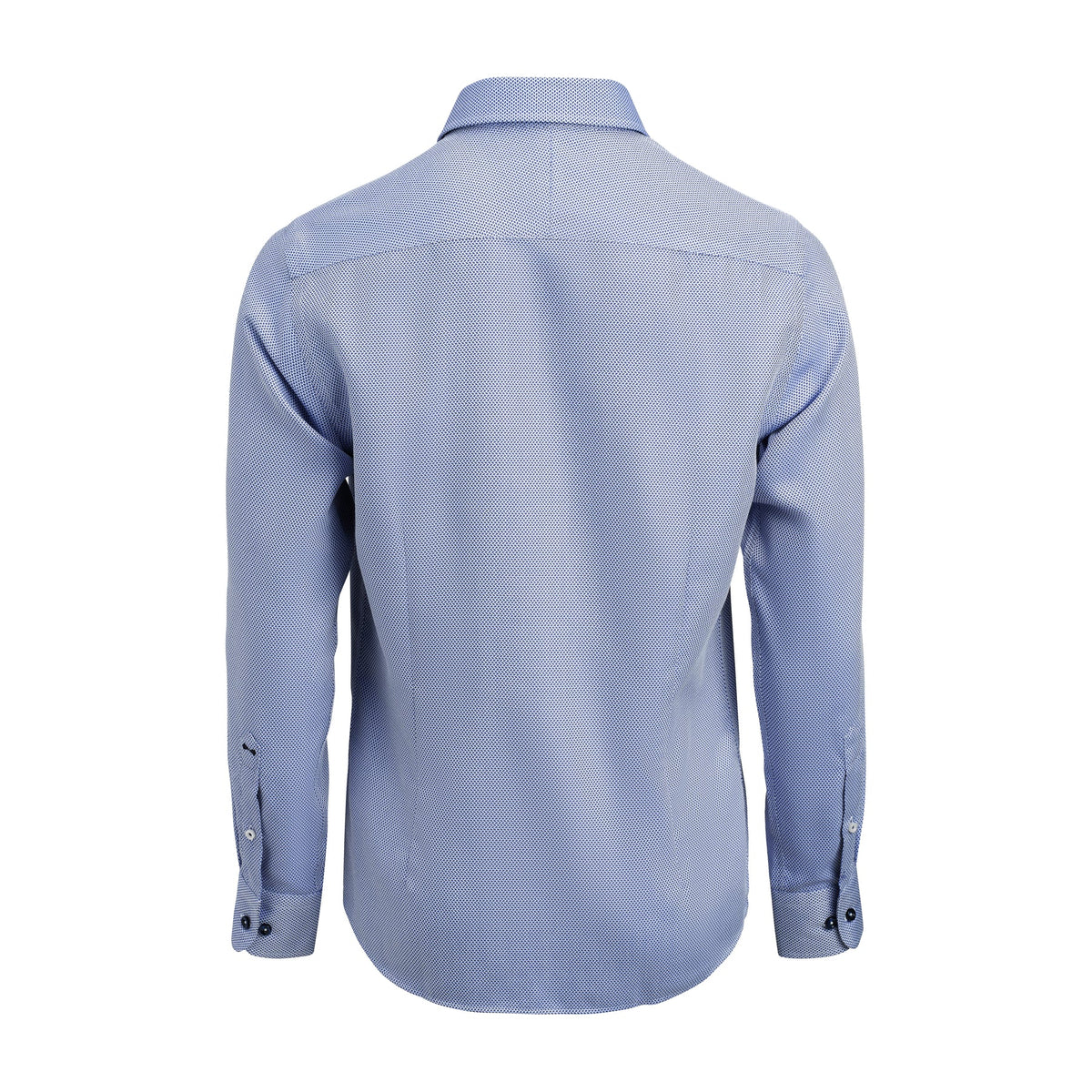 J.Harvest & Frost YB55 Jacquard Slim Mittelblau, Rückansicht