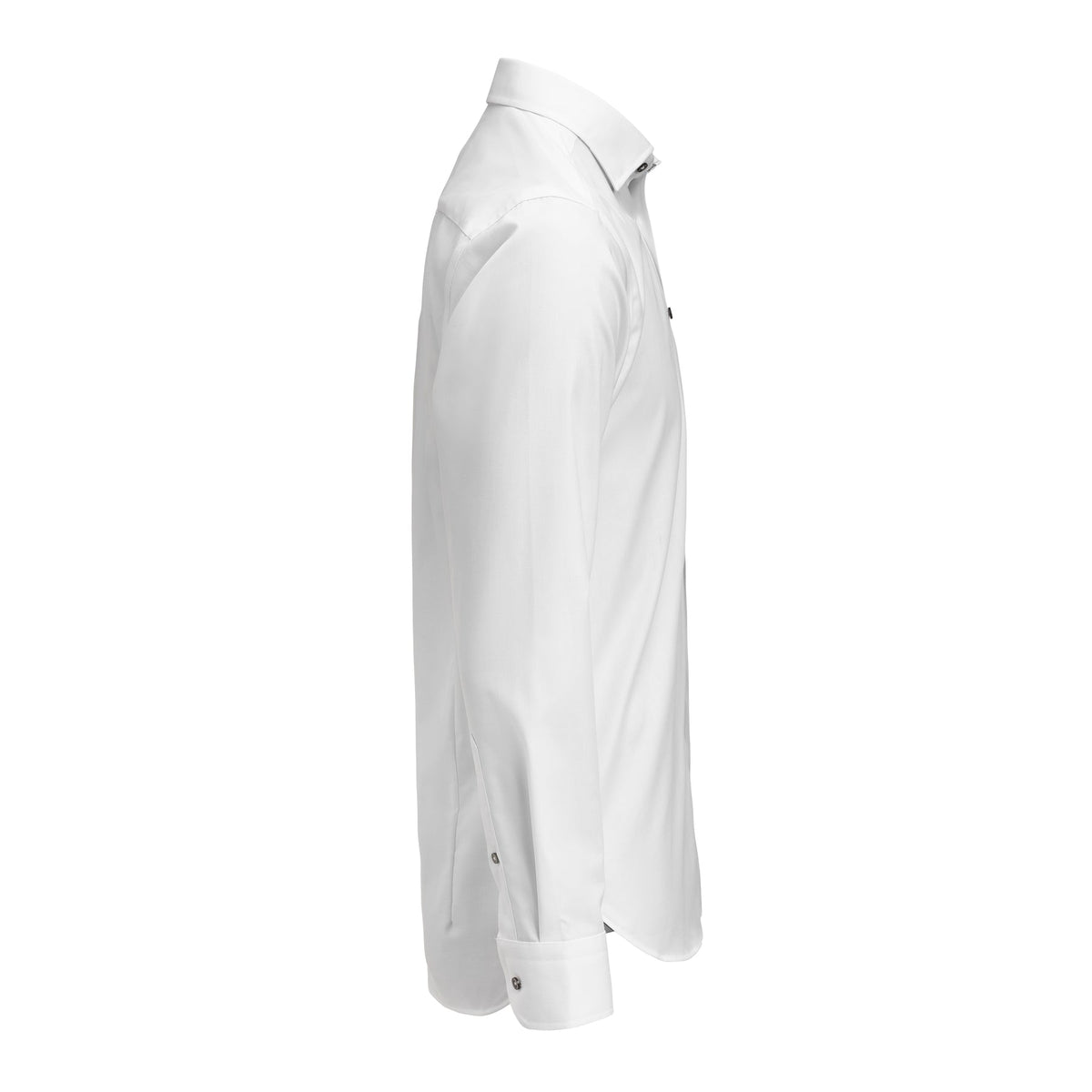 J.Harvest & Frost YB56 Twill Regular Weiss/Grau, Seitenansicht rechts