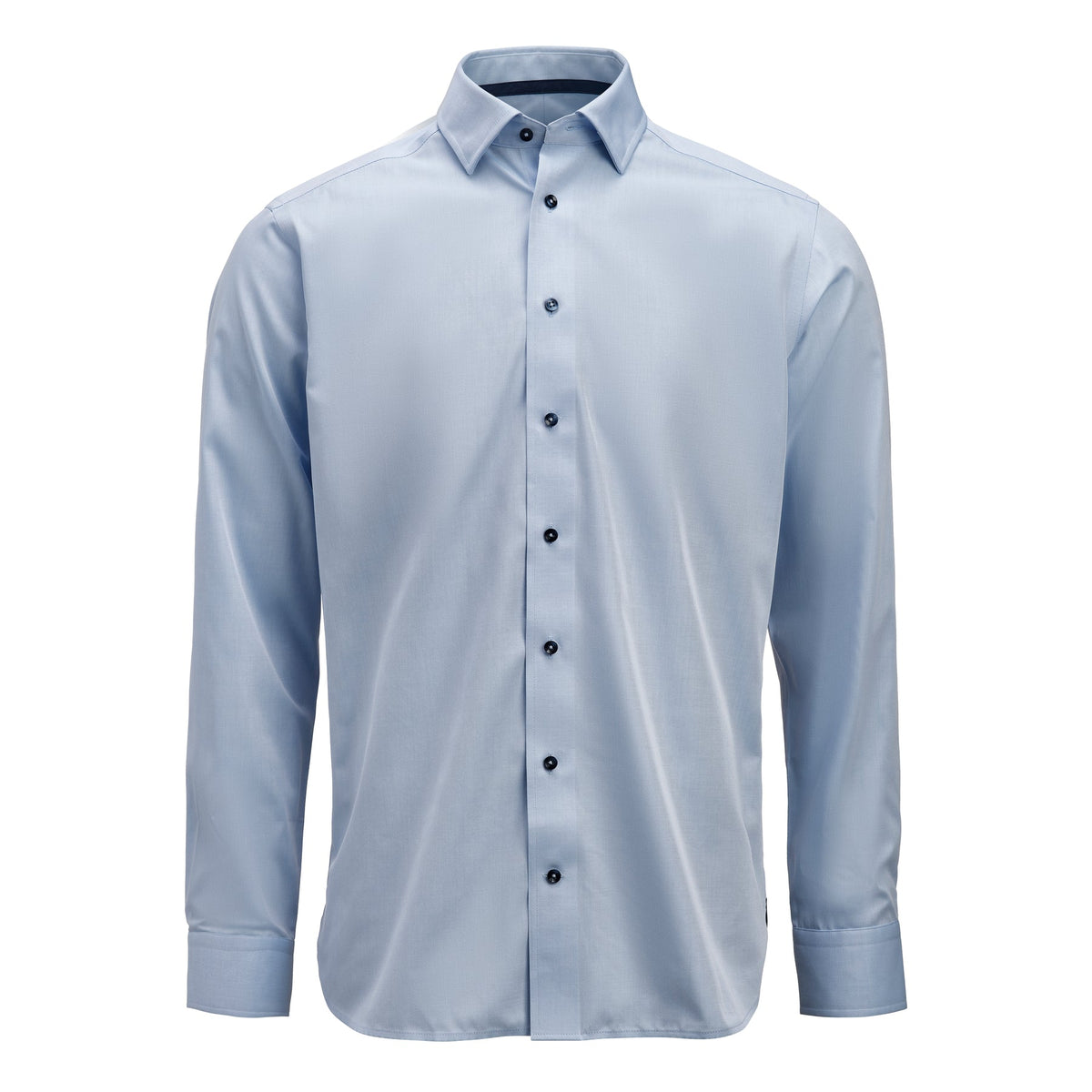 J.Harvest & Frost YB56 Twill Regular Himmelblau/Marineblau, Vorderansicht