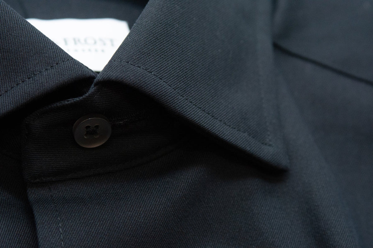 J.Harvest & Frost YB56 Twill Regular Schwarz/Grau, Detailansicht