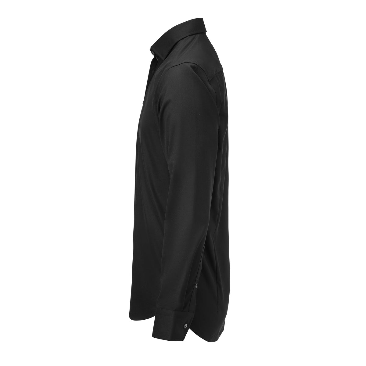 J.Harvest & Frost YB56 Twill Regular Schwarz/Grau, Seitenansicht links