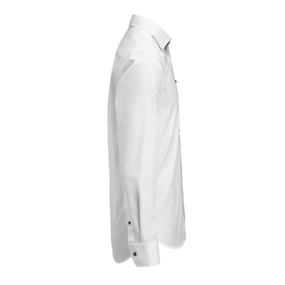 J.Harvest & Frost YB56 Twill Slim Weiss/Marineblau, Seitenansicht rechts