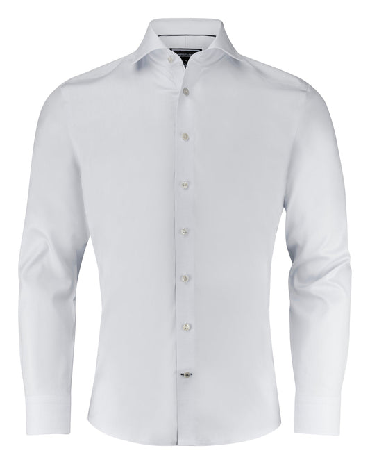 J.Harvest & Frost BB60 Twill Regular Weiss, Vorderansicht