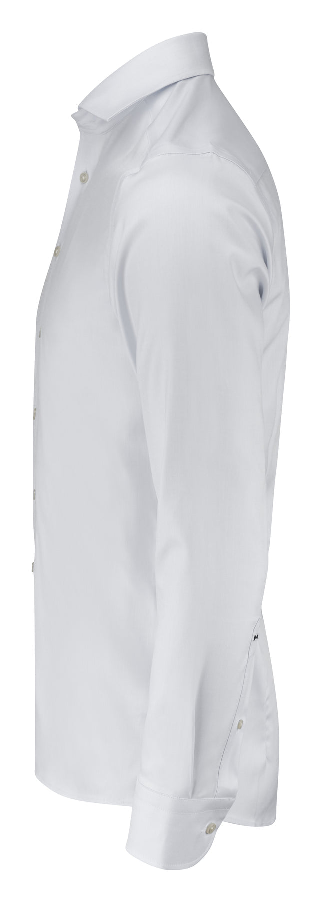 J.Harvest & Frost BB60 Twill Regular Weiss, Seitenansicht links