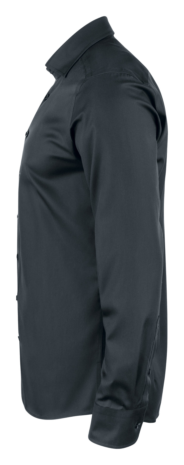 J.Harvest & Frost BB60 Twill Regular Schwarz, Seitenansicht links