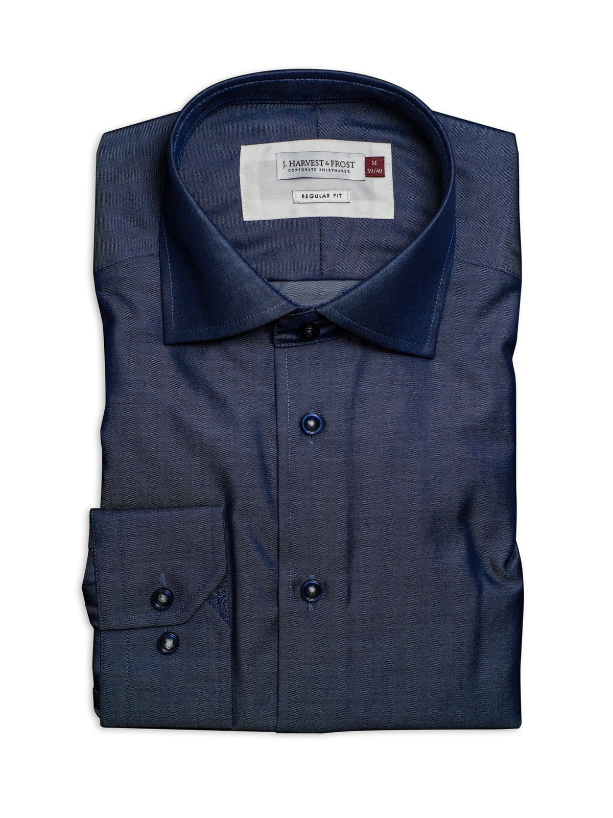 J.Harvest & Frost RB120 Twill Regular Indigo, Produktansicht