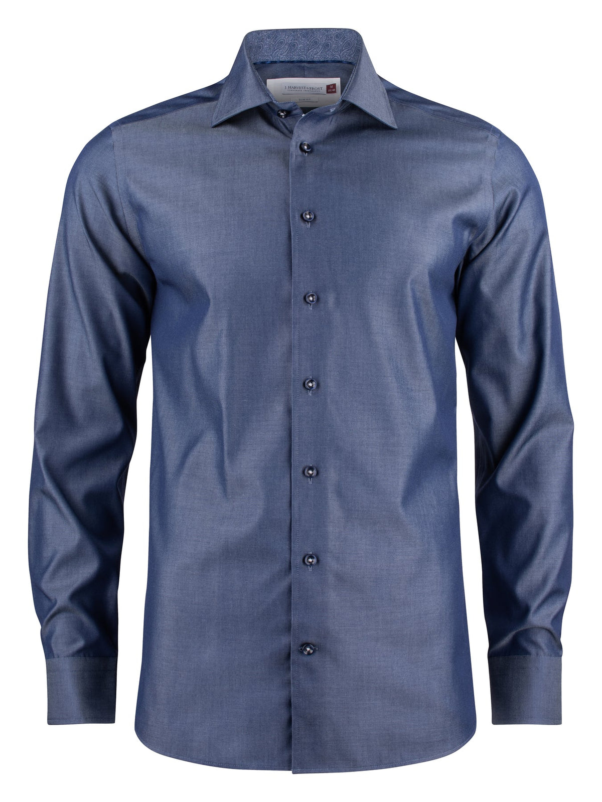 J.Harvest & Frost RB120 Twill Regular Indigo, Vorderansicht