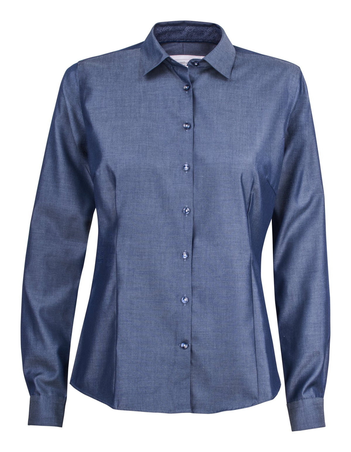 J.Harvest & Frost RB120 Twill Woman Indigo, Vorderansicht
