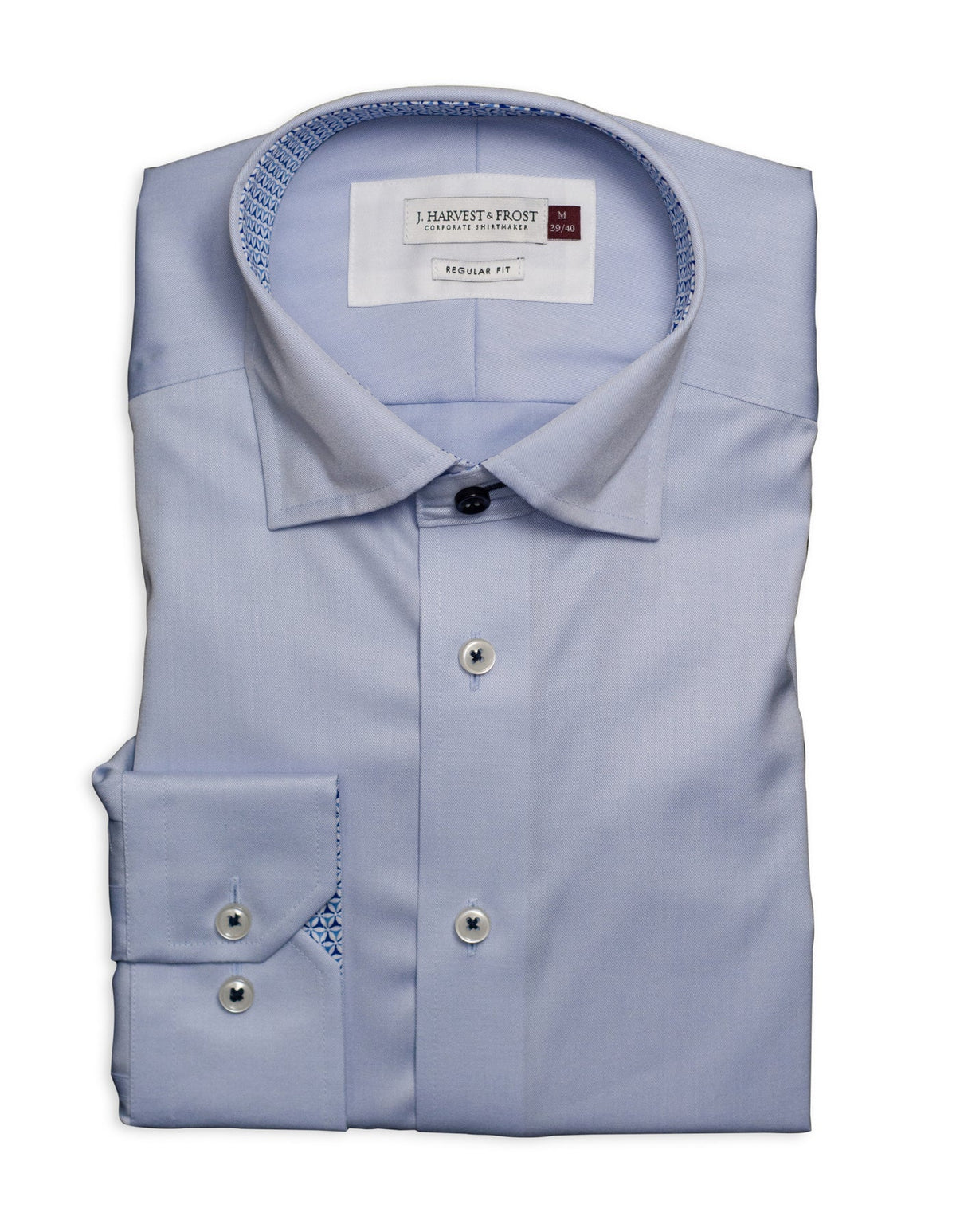 J.Harvest & Frost RB122 Twill Regular Himmelblau, Produktansicht