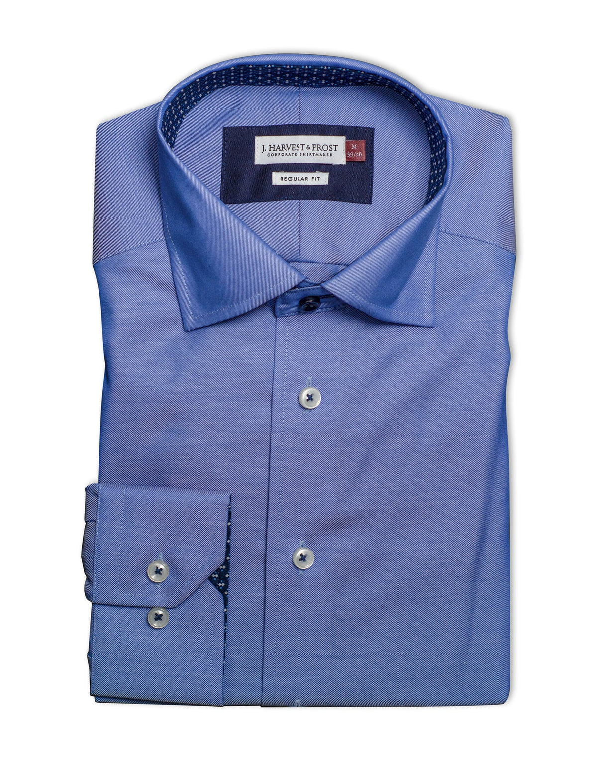 J.Harvest & Frost RB122 Twill Regular Mittelblau, Produktansicht