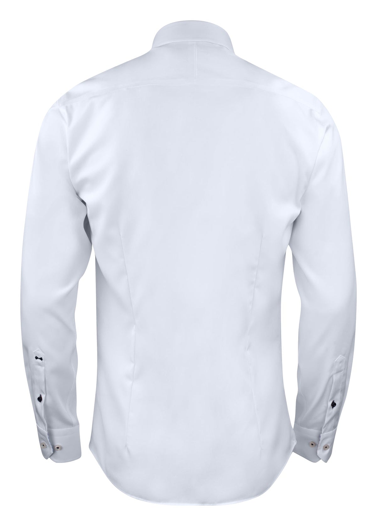 J.Harvest & Frost RB122 Twill Regular Weiss, Rückansicht