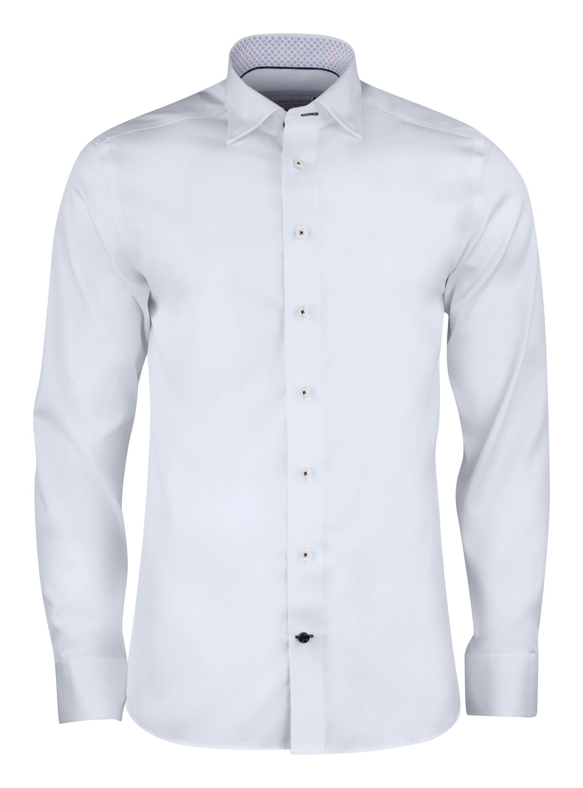 J.Harvest & Frost RB122 Twill Regular Weiss, Vorderansicht